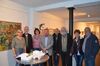 Roman Friedrich (Dritter von rechts) führte die Stadtratsmitglieder der SPD durch die Galerie der Gruppe 81.