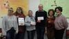 (v.l.n.r.) Bettina Moser, Petra Schilling, Gisela Hubert, Thomas Lottner, Frau Recknagel, Renate Dümmler